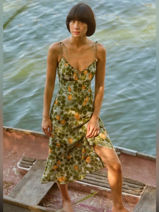Reformation Dresses & Skirts - Reformation EMBRY DRESS IN ORANGE GROVE